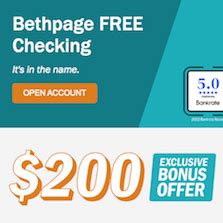 $200 Free Checking Account Bonus Offer .